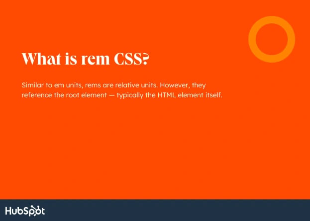 What is rem css? 