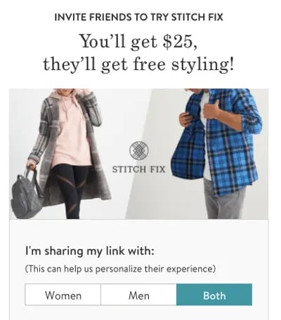 Stitch Fix's Referral Program Teardown