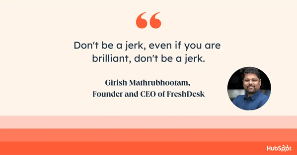customer satisfaction quotes, Girish Mathrubhootam