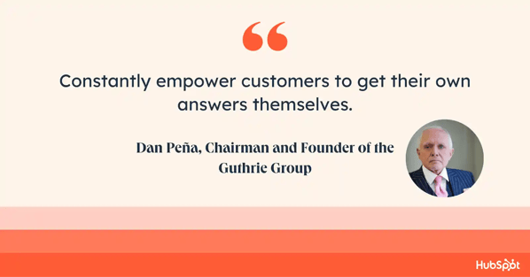 customer satisfaction quotes, Dan Pena