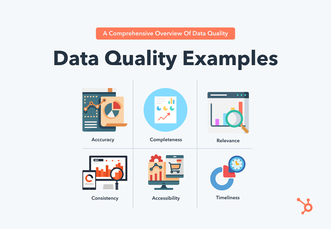 Data management processes: Data quality examples