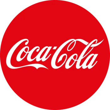 Example of brand identity using the red Coca-Cola logo