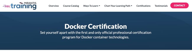 best devops certifications, Docker Certified Associate