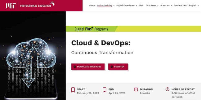 best devops certifications, MIT Cloud & DevOps: Continuous Transformation