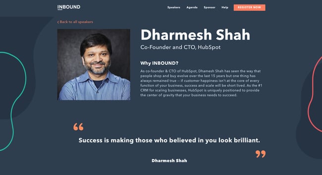 dharmesh shah inbound bio.jpeg?width=650&name=dharmesh shah inbound bio - How to Write About Your Professional Background
