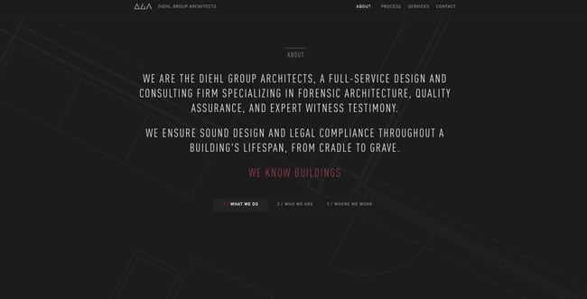Company profile example: Diehl Group Architects