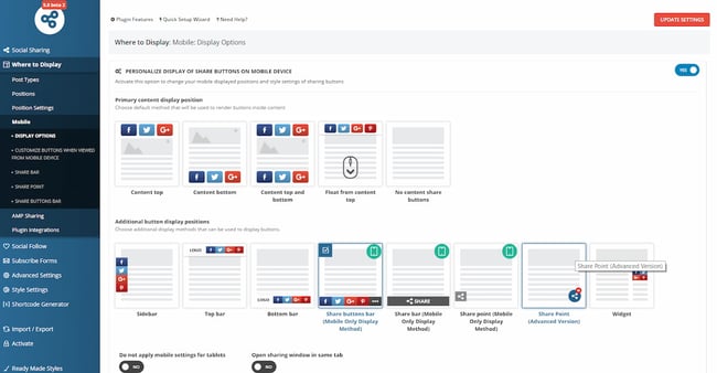 Easy Social Share Buttons WordPress plugin for Pinterest