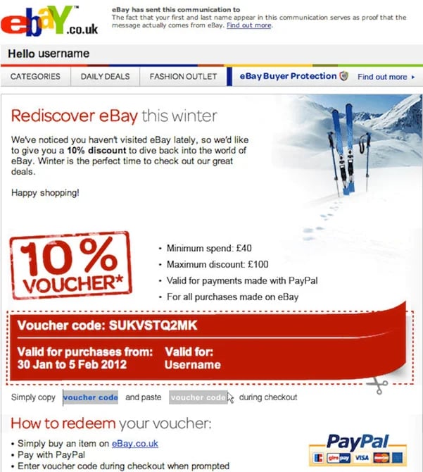 ebay UK user experience