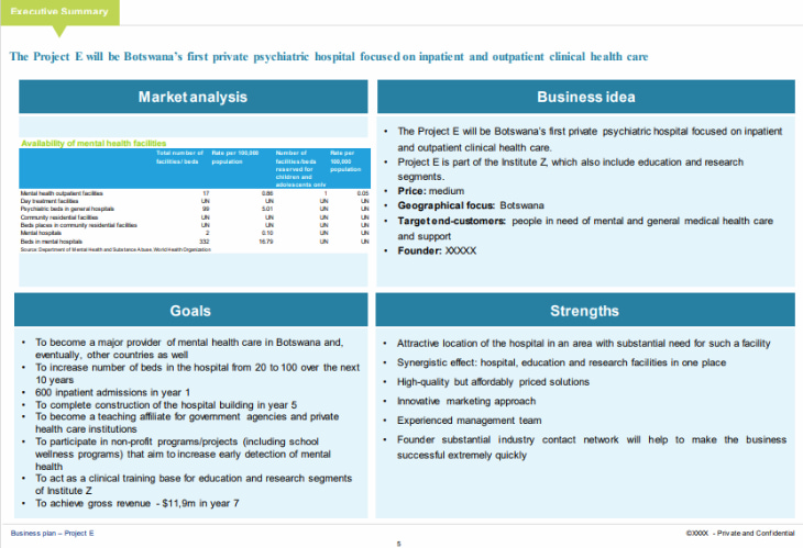 e business plan example