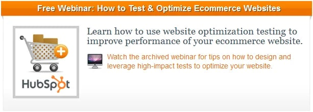 ecommerce testing webinar