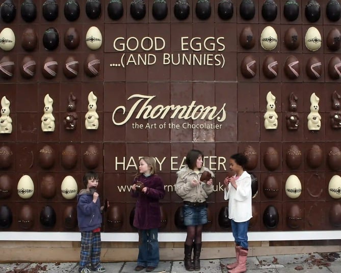 Thornton's Chocolate Billboard