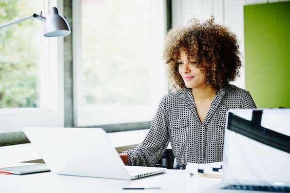 Woman learning how to edit a pdf