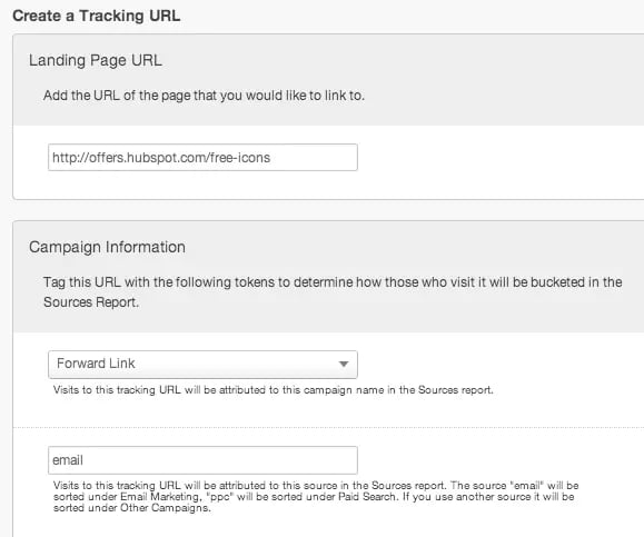 Tracking URL Builder
