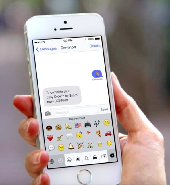 emoji marketing examples: dominos