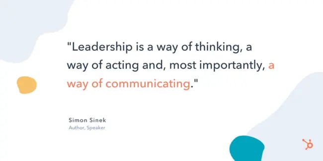 simon sinek entrepreneurship quote: "Leadership is a way of thinking, a way of acting and, most importantly, a way of communicating."