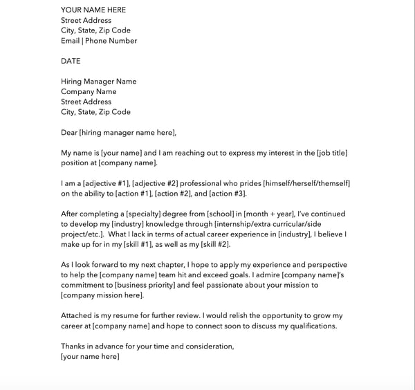 Professional Cover Letter Template Word from blog.hubspot.com