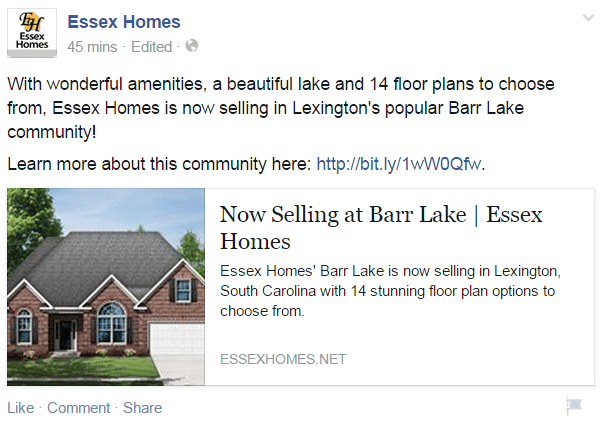 essex homes floor plan
