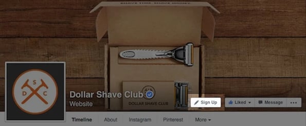 call-to-action feature for Facebook business Pages