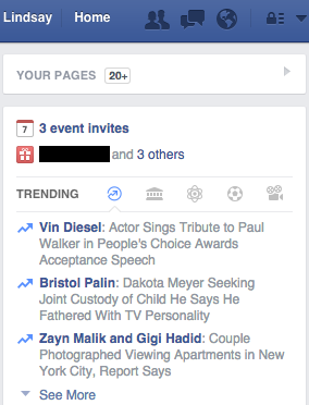 facebook trending news feed may 2016