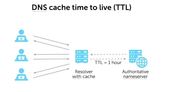 clear cns cache: time to live