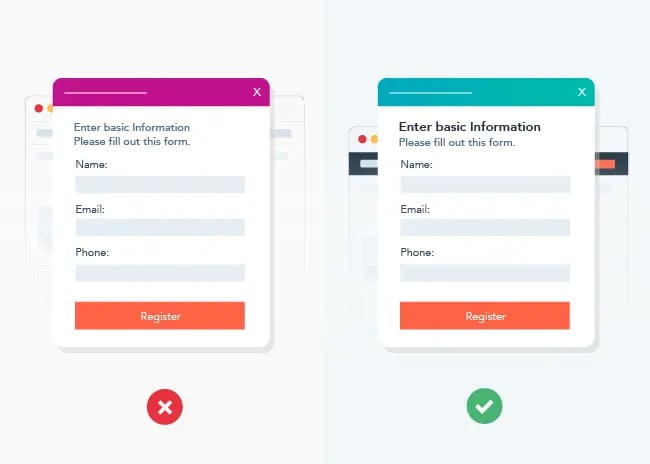 ui design tips: clearly title your form