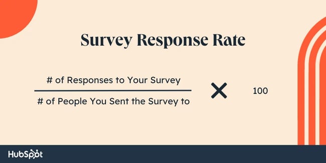 survey response rate formula