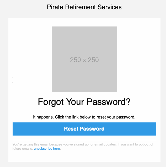  password reset by instauration framework