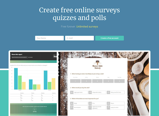 free survey tool: FreeOnlineSurveys