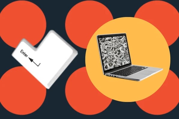 low cost or free ssl: image shows a laptop and a computer key 