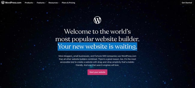 Best free website builder: wordpress