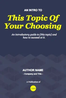 ebook template showing the cover of a writer's style guide