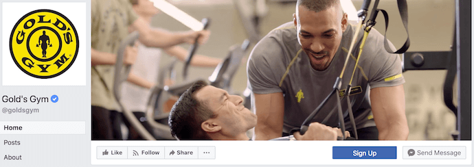 golds-gym-facebook-business-page