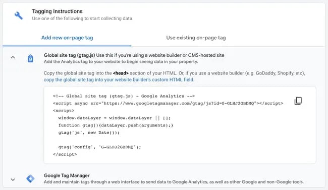 wordpress google analytics: tracking code for google analytics