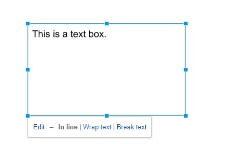 google docs insert drawing text box this is a text box
