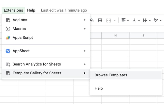 google sheets templates: browse templates using the add-on