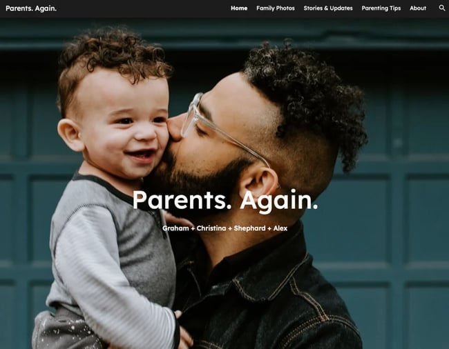 google sites template: family site template