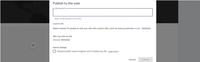google sites tutorial 