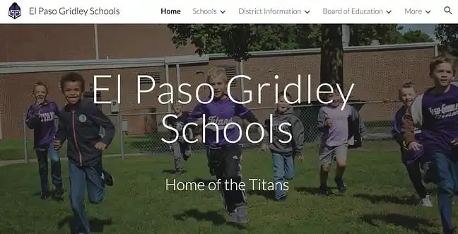 Google Sites Examples: el paso gridley schools