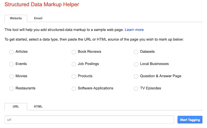 google-structured-data-markup-helper