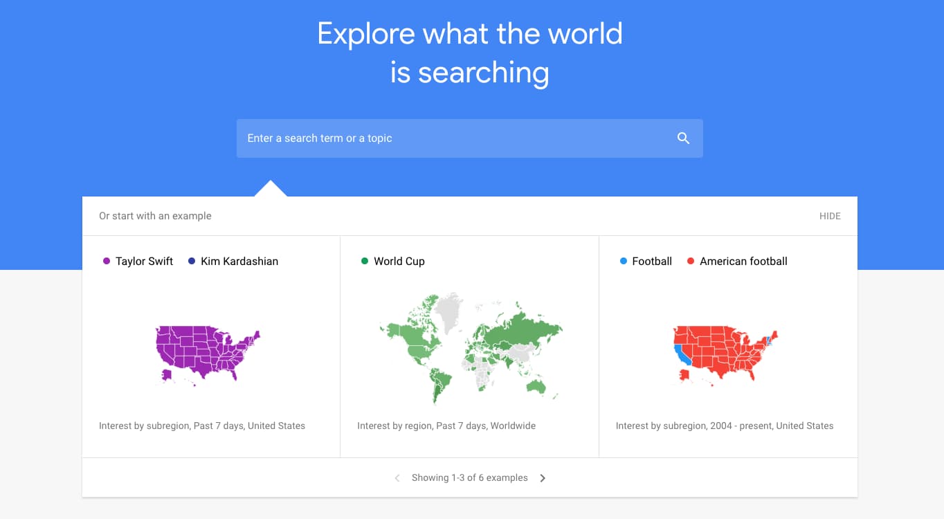 compare search trends