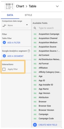 Intermediate Google Looker Studio Tips: apply filter