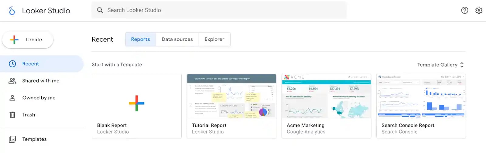 How to Use Google Looker Studio: Explore the Looker Studio Dashboard