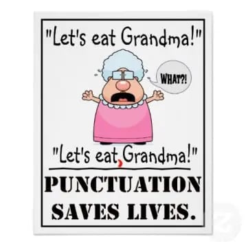 lets-eat-grandma grammar joke