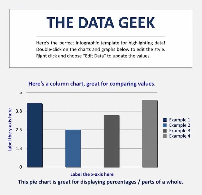 Creating an infographic example: Graph-Based Infographic, HubSpot