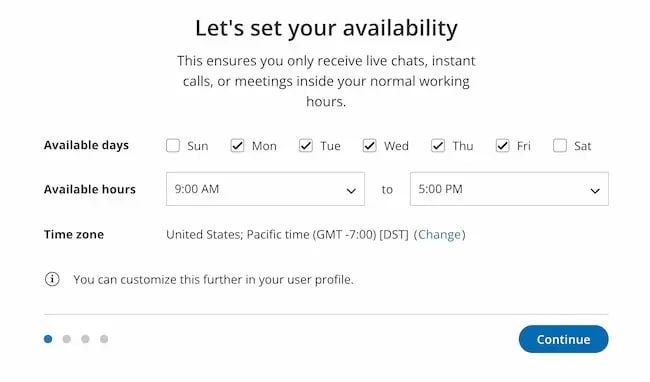 Scheduling tool example: OnceHub