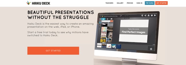 best presentation software: haiku deck