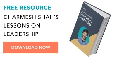 dharmesh shah lessons on leadership