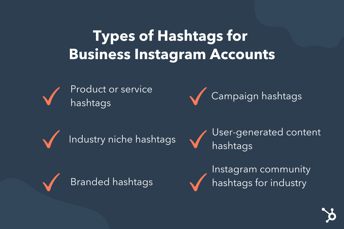 types of hashtags for Instagram Business accounts
