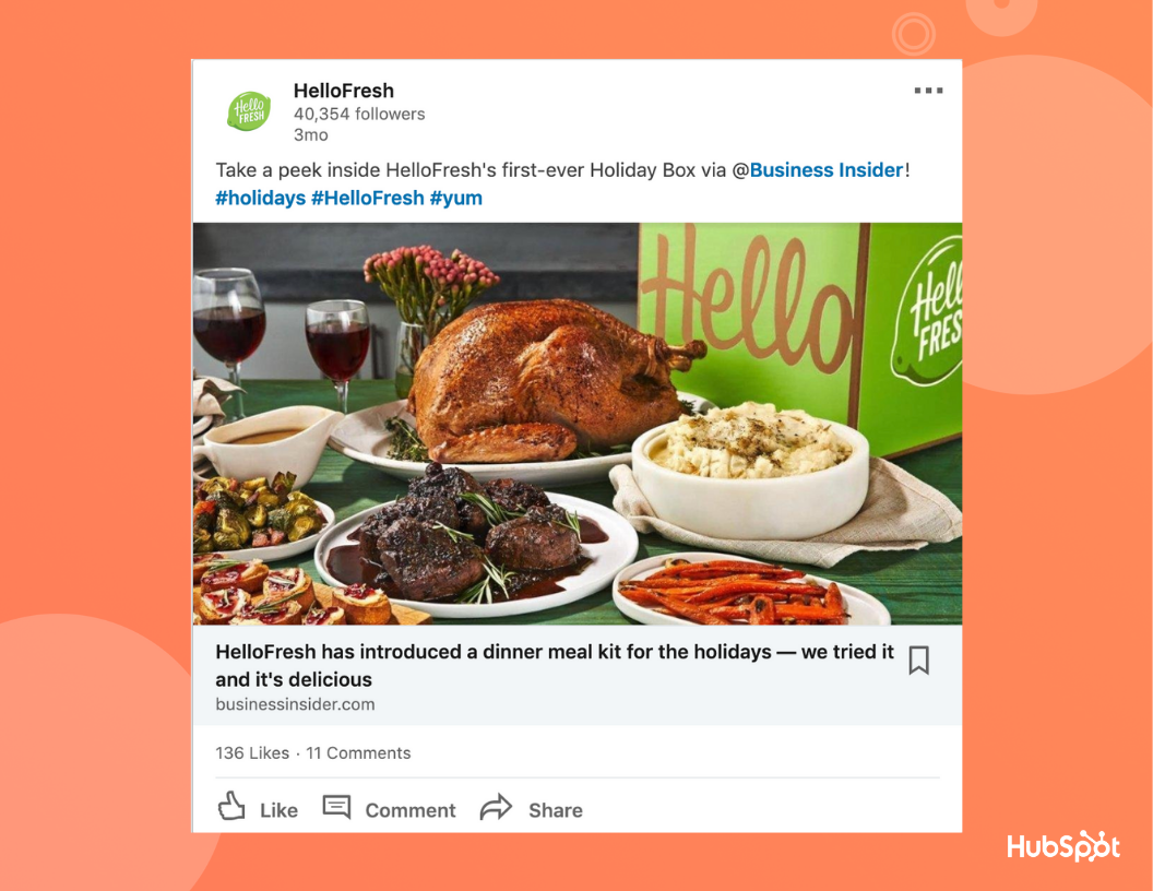 hellofreshlinkedinad