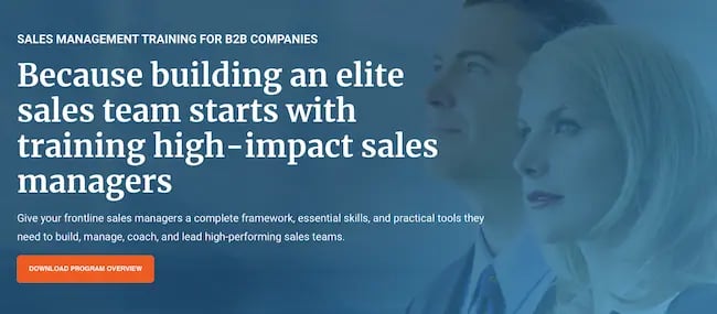 Sales training programs, High Impact Sales Management Training